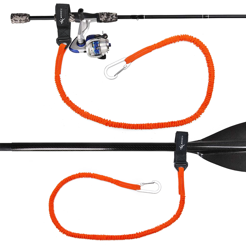 4 Correas Elásticas para Cañas - Fishing Kayak Paddle Leash reseña y precio