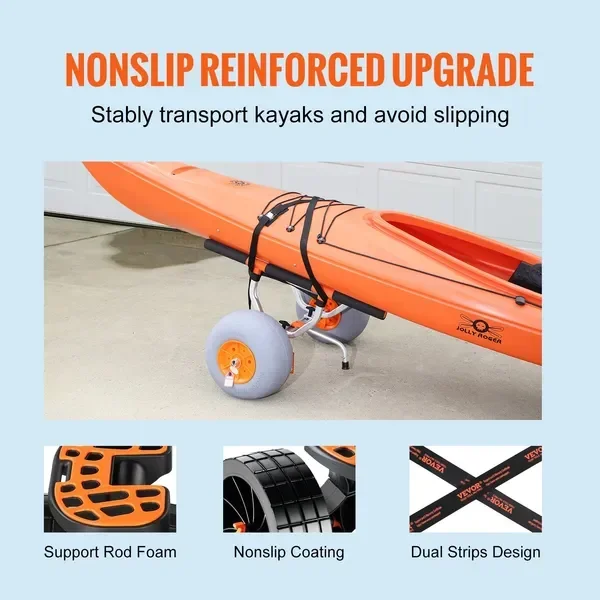 Carrito para Kayak Resistente, - Fishing Kayak Cart reseña y precio